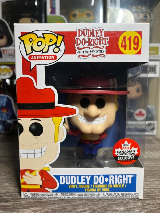 Funko Other - Funko Pop! Dudley Do-Right Red Black Blue Figure #419